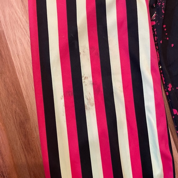 Glow in the Dark Scary Clown Costume Child small (6-8) - Picture 5 of 7